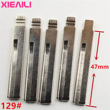 XIEAILI 20Pcs 129# Metal Blank Uncut Flip Remote Key Blade For Hyundai For Kia HY20 Right Blade (Long) S442 2024 - buy cheap