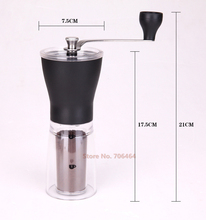 Portable Washable ABS Ceramic core manual coffee grinder Black/Brown/Red random high quality  kitchenware fashion grinder 2024 - buy cheap