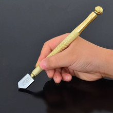 Cuchillo de vidrio tipo rodillo de alta calidad, cortador de precisión de diamante de vidrio grueso de 3-15mm, herramientas para cortar azulejos de vidrio 2024 - compra barato