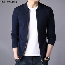 Vetement Homme 2018 Cardigans Patchwork V-neck Sweater Cardigan For Man 2024 - buy cheap