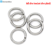 Doreen Box Lovely 500 PCs Stainless Steel Open Jump Rings 7mm Dia. Findings (B10271) 2024 - buy cheap