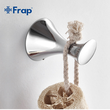 Frap Zinc alloy Robe hook wall mount single screw towel holder Bathroom Accessories clothes hook F3505 2024 - buy cheap