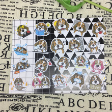 40 PCS/box New Cute fashion dog Paper  Sealing Stickers Crafts And Scrapbooking Decorative sticker DIY Stationery 2024 - buy cheap