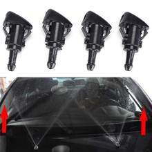 2005~2012 2013 2014 2015 2Pcs Black Windshield Washer Wiper Jet Nozzle Water Spray Nozzle For Chrysler 300 for Dodge Charger Ram 2024 - buy cheap