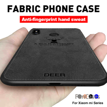 Funda de teléfono de ciervo en relieve de tela para Xiaomi Pocophone F1 mi A2 8 Lite A1 SE Pro 5 6 Max 2 3 mi x 2S TPU blando y Delgado 2024 - compra barato