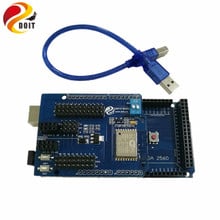 WiFi Web Sever Shield Kit with 2560 +  ESP8266 Serial WiFi Shield Board DIY Development Board Extension 2024 - buy cheap