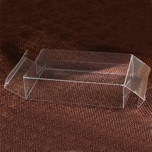 Caja de regalo de joyería transparente, almacenamiento de plástico transparente, paquete de exhibición de Pvc para boda/Navidad, 3x7x17, 200 Uds. 2024 - compra barato