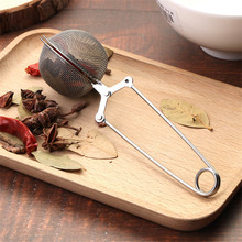 Handle clip Tea Infuser Stainless Steel Sphere Mesh Tea Strainer Coffee Herb Spice Filter Diffuser Handle Tea Ball 2024 - buy cheap