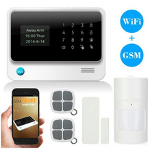 WIFI + GSM + GPRS Home Security Alarm System 2024 - buy cheap