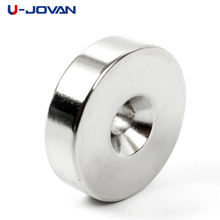 U-JOVAN 1pc 35 x 10 hole: 6mm N35 Strong Neodymium Magnet Countersunk Ring Rare Earth Magnets for Art Craft 35*10 hole 6mm 2022 - buy cheap