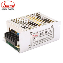 SMUN AS-35-15 35W 15V 2.4A SMPS Small Volume Single Output Switching Power Supply With CE ROHS 2 Year Warranty 2024 - buy cheap