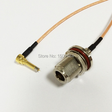 New  N  Female Jack  Connector Switch  MS156  Right Angle  Convertor RG316 Wholesale Fast Ship 15CM 6" Adapter 2024 - buy cheap
