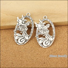 30PCS  fashion lovely angel pendant Tibetan silver  fit for necklace DIY jewelry 20061 2024 - buy cheap