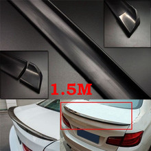 1.5M Exterior Rear Spoiler Kit Car Styling Auto Accessories Universal Rear Spoiler Carbon fiber Rubber Car Auto Rear Spoiler 2024 - купить недорого