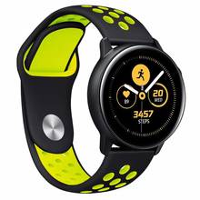 Strap for Samsung Gear sport S3 S2 Frontier Classic galaxy Watch 42 46mm Band huami amazfit bip 22mm 20 huawei GT 2 honor magic 2024 - buy cheap