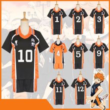 Disfraz de Haikyuu Karasuno, uniforme deportivo de voleibol escolar, Hinata Shyouyou 2024 - compra barato