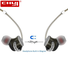 CHYI In-ear Earphone Super Bass Sound Quality Music With Mic 3.5mm Stereo Earbud Magnetic Adsorption Noise Isolating Headset W3 2024 - buy cheap