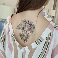 Etiqueta Do Tatuagem Temporária à prova d' água Pássaro Coruja falcão águia tatoo tatto falso flash tatouage temporaire tamanho grande para a menina mulheres homens 2024 - compre barato