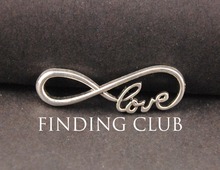 30pcs  Bronze letter "8" Infinity symbol Love Connector Link Charm Metal Bracelet Necklace Jewelry Findings A701/A995 2024 - buy cheap