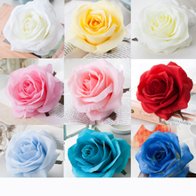 Искусственные Шелковые головки розы, аксессуары «сделай сам», свадебные цветы, свадебные праздничные Декоративные искусственные цветы 2024 - купить недорого