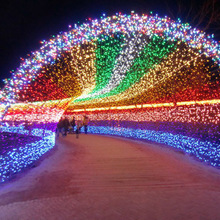 Guirnaldas de luces LED impermeables para decoración, guirnaldas de luces Led impermeables de 50M, 500, para Navidad, boda, fiesta, espectáculo, interior, vacaciones 2024 - compra barato