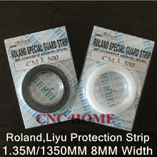2PCS (Soft and Hard Type) 1.35M/1350MM Length x 8mm Width Cutting Plotter Protection Guard Strip Roland Liyu Vinyl Cutter 2024 - buy cheap
