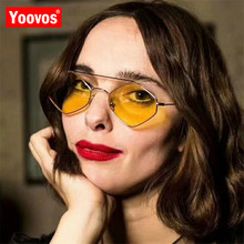 Yoovos 2021 Vintage Sunglasses Women New Brand Designer Glasses Men Fashion Small Frame Shopping Sun Glasses Oculos De Sol UV400 2024 - buy cheap