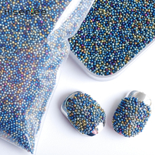 50g Mini Pixie Caviar Beads 3D Nail Decoration Plating Color Micro Glass Bead Rhinestone Manicure Nail Art Decoration 2024 - buy cheap