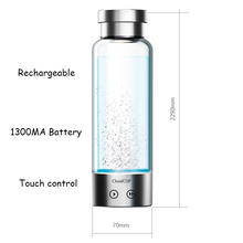 Ionizador de agua rico en hidrógeno, generador de hidrógeno, antioxidantes, antienvejecimiento, taza antifatiga, alcalina, botella de agua 2024 - compra barato