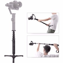 Zhiyun Telescopic Monopod Selfie Stick with Tripod Stand for Crane 2, Plus, V2, Crane-M,DSLR Canon Nikon SONY Camera 2024 - buy cheap