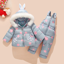 Пуховик детский утепленный, куртка для маленьких девочек и мальчиков 2024 - купить недорого