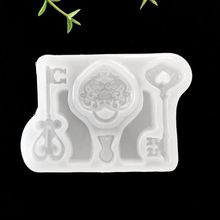 Key Lock Shape Silicone Mold Fondant Baking Jewelry Chocolate Cake Decor Mold Moulds Epoxy Resin Mould Crafts New 2024 - buy cheap