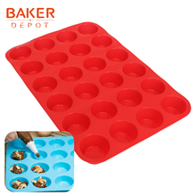 BAKER DEPOT Silicone Cupcake mold round pudding Jello soap Mold muffin cupcake mould cake bakeware baking tool bread pastry mold 2024 - buy cheap