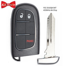 KEYECU for Jeep Cherokee 2014 2015 2016 2017 2018 2019 Remote Key Fob 433MHz 4A Chip FCC GQ4-54T 2024 - buy cheap