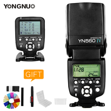Yongnuo yn560 iv yn560iv + yn560tx flash controlador para canon nikon com livre 3 flash caixa difusor speedlite flash sem fio 2024 - compre barato