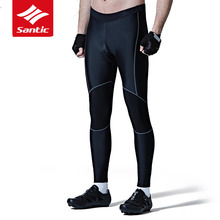 Santic 2021 Pro Cycling Pants Men Quick Dry Breathable Coolmax 4D Pad Shockproof Spring Summer Anti-pilling Bike Tights 2024 - buy cheap