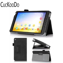 CucKooDo 50Pcs/lot PU Leather Slim-book Stand Cover Case with Hand Strap With Auto Sleep / Wake For Huawei MediaPad M1 8 inch 2024 - buy cheap