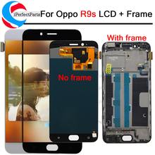 100% Tested 5.5'' LCD Screen For OPPO R9S Full LCD Display + Touch Screen Digitizer Assembly Replacement With Frame 2024 - buy cheap