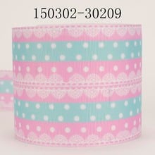 NEW sales 1/2"38mm 50 yards dots flowers side printed grosgrain ribbon free shipping 2024 - buy cheap