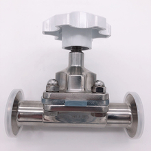 Válvula de diafragma asséptica sanitária de abertura rápida manual de aço inoxidável 316 da válvula de diafragma o.d 25 mm 2024 - compre barato