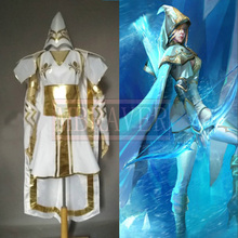 LOL league Ashe Iceshooter White Version Cosplay Costume 2024 - buy cheap