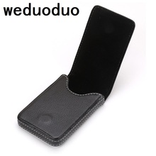 Weduoduo New Pu Leather Men's Business Card Holder Portable ID Card case for women metal Credit card holder 2024 - buy cheap