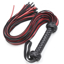 Chicote de Couro PU Brinquedos Adulto Fetiche BDSM Bondage sm Fetiche Spanking Paddle Flogger Sex Toy Para Casais Mulheres Homens Cosplay chicote. 2024 - compre barato