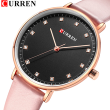 Relojes CURREN de estilo sencillo para mujer, relojes de pulsera de cuarzo de lujo a la moda, envío directo, marca ulzzang, reloj para mujer, reloj para mujer 2024 - compra barato