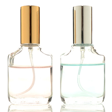 Botella de Perfume rellenable, 12ML, botella con bomba de pulverización, boquilla de aluminio, frasco de vidrio transparente para Aroma, envase cosmético, atomizador de viaje 2024 - compra barato