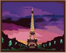 Free shiping 40*50cm painting by numbers canvas art drawing wall pictures for living room cuadros decoracion Eiffel Tower G080 2024 - buy cheap