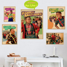 Family matters Kraft Poster Clear Image Wall Stickers Home Decoration High Quality Prints home 2024 - compre barato