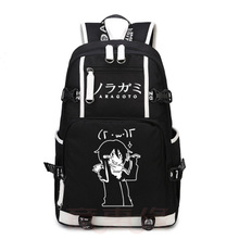 Anime Noragami cosplay Backpack Anime YATO Canvas Bag Luminous Schoolbag Travel Bags 2024 - buy cheap