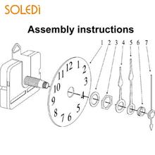 Useful DIY Tool Clock Movement with White Hands Replacement Drop Shipping Set 2024 - buy cheap