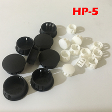 HP-tapa de plástico de nailon de 5MM de diámetro, ojal de cierre, Panel de cubierta de botón, enchufe de taladro, 100 Uds. 2024 - compra barato